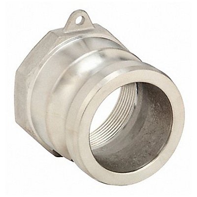 GRAINGER 3LX10 Cam and Groove Adaptor 1-1/2 316 SS