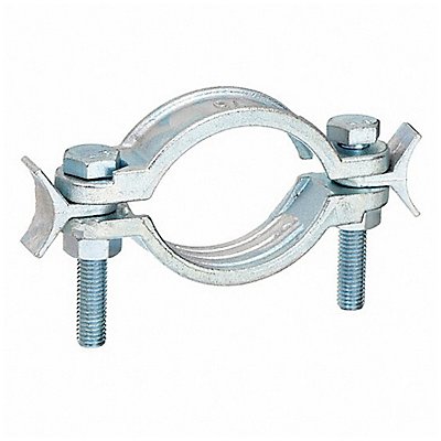GRAINGER 3LZ33 Hose Clamp 1 W Zinc-Plated Steel