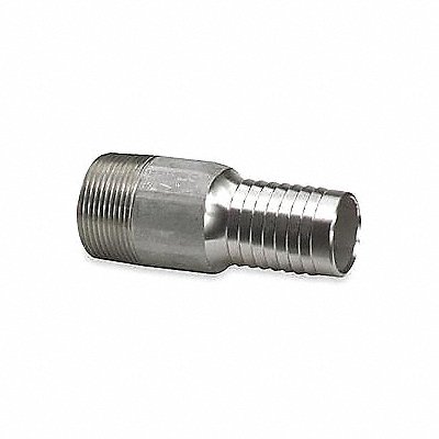 GRAINGER 3LZ94 Barbed Hose Fitting Hose ID 1-1/4 NPT