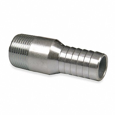 GRAINGER 3LZ85 Barbed Hose Fitting Hose ID 1-1/4 NPT