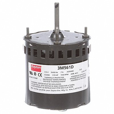DAYTON 71633718M Motor 1/70 HP 1550 rpm 3.3 115V