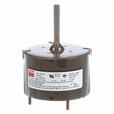 DAYTON 71634706M Motor 1/100 HP 1550 rpm 3.3 115V