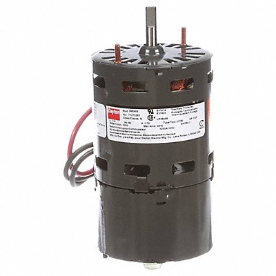 DAYTON 71215283M Drft Bstr Mtr Shd Pol OAO 1/25hp 3200rpm