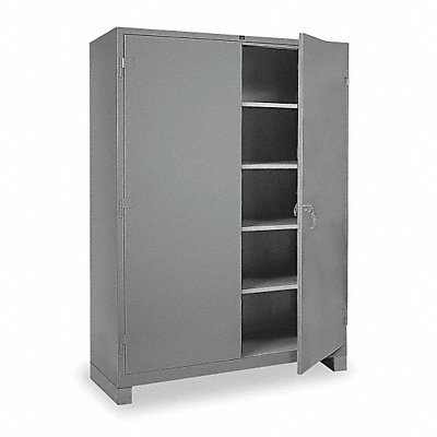 LYON DD1145 Storage Cabinet 82 x60 x24 DvGry 4Shlv