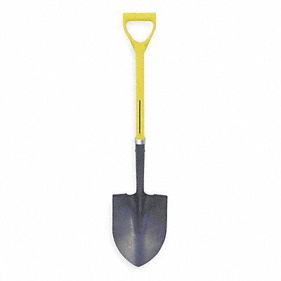 NUPLA 6894156 Round Point Shovel 27 in Handle 16 ga.