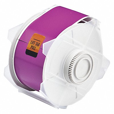 BRADY 113148 F0284 Tape Purple 100 ft L 2-1/4 in W
