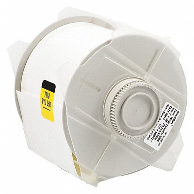 BRADY 76615 Tape White 100 ft L 3 in W