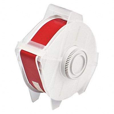 BRADY 76625 Tape Red 100 ft L 1-1/8 in W