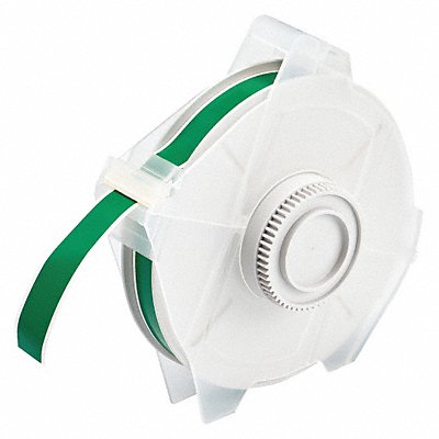 BRADY 76642 Tape Green 100 ft L 1/2 in W