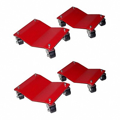 AUTO DOLLY M998035 Car Dollies 12 x 16 In 2500 lb PK4