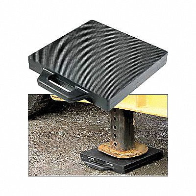 BUYERS PRODUCTS OP18X18R Outrigger Pad 18 x18 x 2 In.
