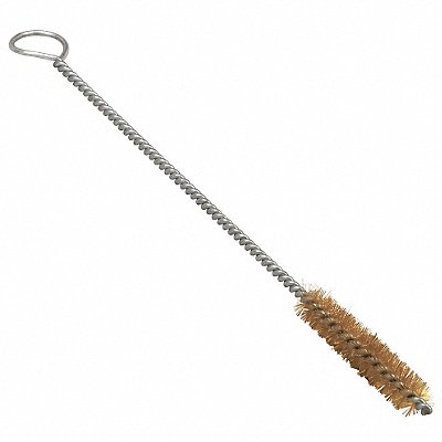 TANIS BRUSH 5047 Hnd Held Tube Brush .006 Brass 3/8 dia.