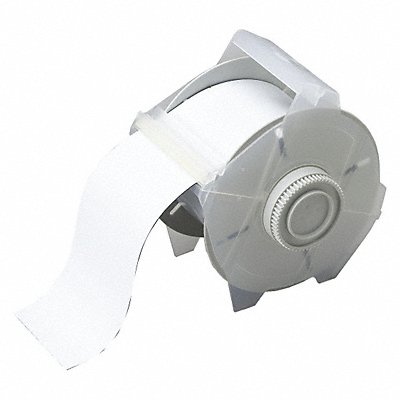BRADY 76687 Tape White 25 ft L 2-1/2 in W