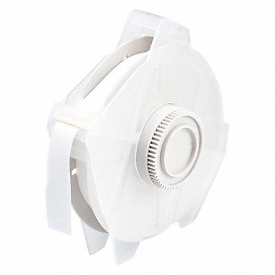 BRADY 76700 Tape White 100 ft L 1/2 in W