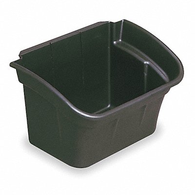 RUBBERMAID COMMERCIAL PRODUCTS FG335488BLA Utility Bin 4 gal Black 17 in W