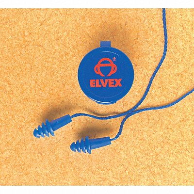 ELVEX EP412 Ear Plugs Corded 25dB PK50