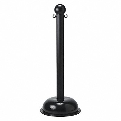 GRAINGER 92116 Sign Post 16 in W Plastic Black
