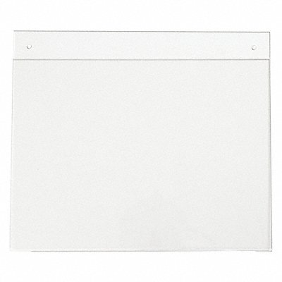 GRAINGER SH912 Sign Holder Wall 12x9 Acrylic Clear