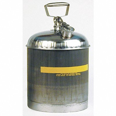 EAGLE 1315 Type I Safety Can 5 gal Slvr 15-7/8In H