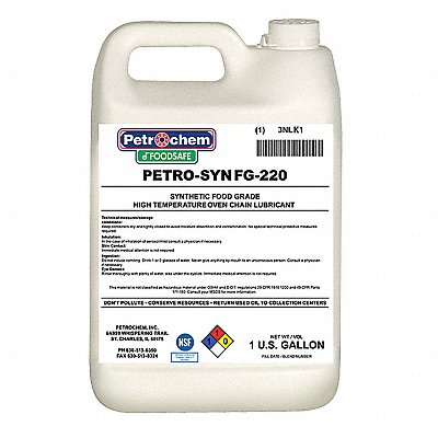 PETROCHEM FOODSAFEPETROSYNFG220 1 gal Jug Oven Chain Lubricant