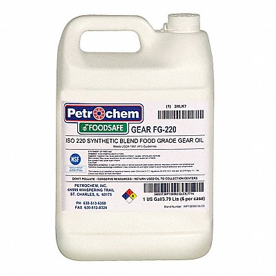 PETROCHEM FOODSAFEGEARFG220001 Gear Oil GEAR Drum 1 gal