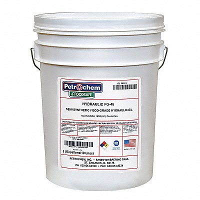 PETROCHEM FOODSAFEHYDRAULICFG46005 Food Grade SemiSyn Hydraulic Oil ISO 46