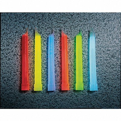 CHEMLIGHT BY CYALUME TECHNOLOGIES 901360 Lightstick Yellow 6 in L 12 hr PK10