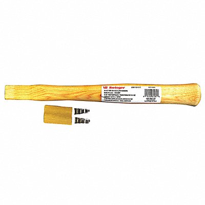 VAUGHAN 61165 Nail Hammer Handle 13 In Hickory