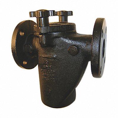 MUELLER STEAM SPECIALTY 6125F Basket Strainer 30 5/8 H 285 psi Knob