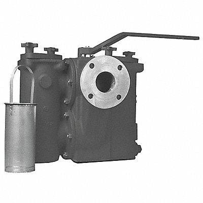 MUELLER STEAM SPECIALTY 2791FAHCIDuplexStrainerFlgd Basket Strainer 15 3/8 H 200 psi Knob