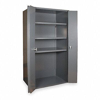 DURHAM MFG 39513S95 Storage Cabinet 72 x36 x24 Grey 3Shlv