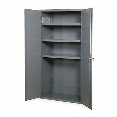 DURHAM MFG 350295 Storage Cabinet 72 x48 x24 Grey 3Shlv