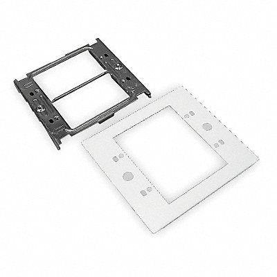 LEGRAND G4047C2 Device Plate Grey Steel Plates