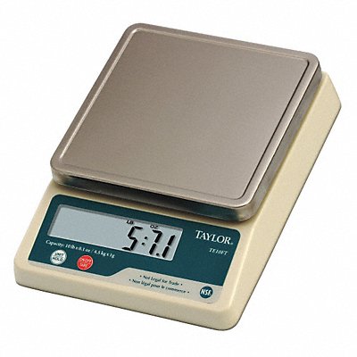 TAYLOR TE10FT General Purpose Utility Bench Scale LCD