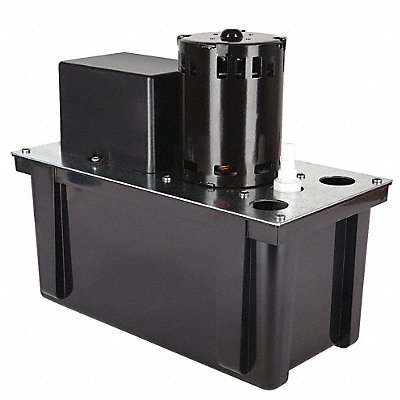 LITTLE GIANT 553201 Condensate Pump 1 gal 1/18 hp 115V AC