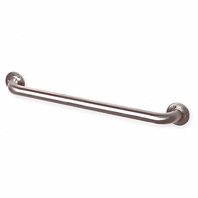 GRAINGER 3P918 Grab Bar SS Unfinished 24 in L