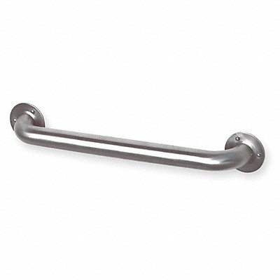 GRAINGER 3P920 Grab Bar SS Unfinished 18 in L