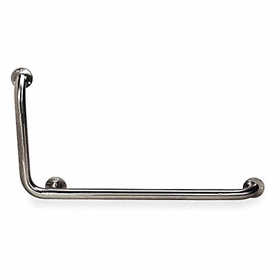 GRAINGER 3P921 Grab Bar SS Unfinished 32 in L