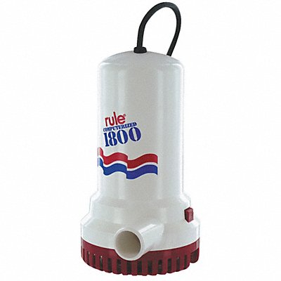 RULE A53S24GRA Submersible Sump Pump 24ft 8in H Single