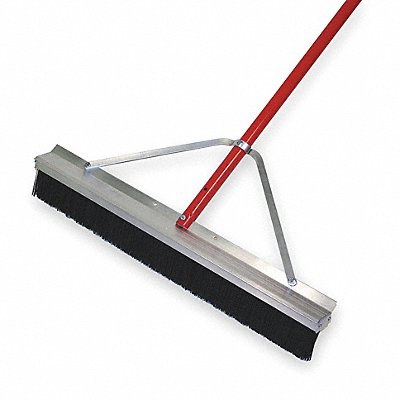 TOUGH GUY 3PCA9 Push Broom 60 in Handle L 28 in Face