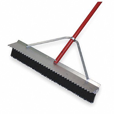 TOUGH GUY 3PCC1 Push Broom 66 in Handle L 28 in Face