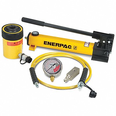 ENERPAC SCH302H Hollow Hydraulic Ram and Pump Set