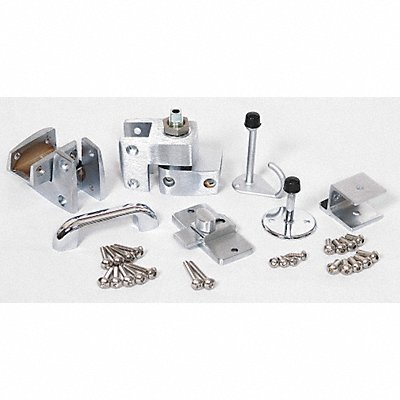 ASI GLOBAL PARTITIONS 408571008 Outswing Door Kit Zinc Bright
