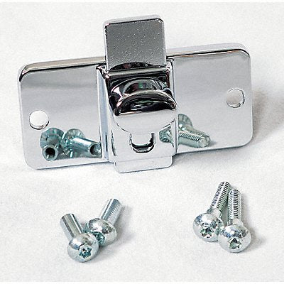 ASI GLOBAL PARTITIONS 408512899 Slide Latch Zinc Bright