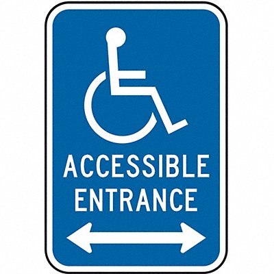 LYLE HC01712HA ADA Handicapped Parking Sign 18 x 12
