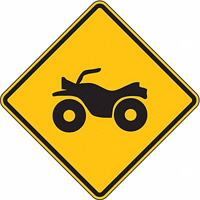 LYLE LW111512HA ATV Crossing Traffic Sign 12 x 12