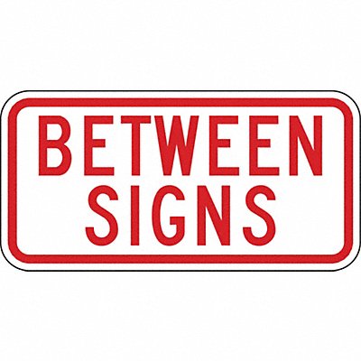 LYLE NPP00112HA Between Signs Parking Sign 6 x 12