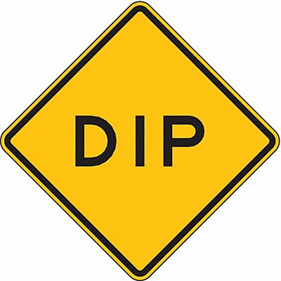 LYLE W8212HA Dip Traffic Sign 12 x 12