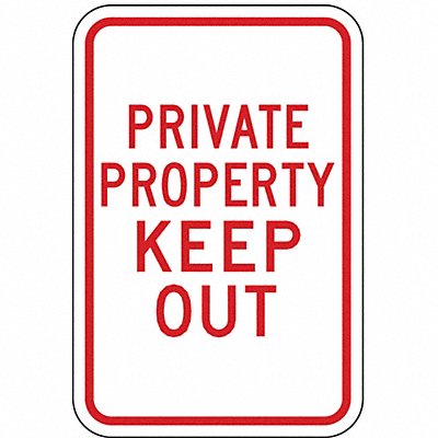 LYLE PPR05912HA Traffic Sign 18 in Aluminum