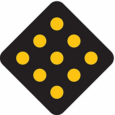 LYLE OM1218HA Hazard Marker Traffic Sign 18 x 18